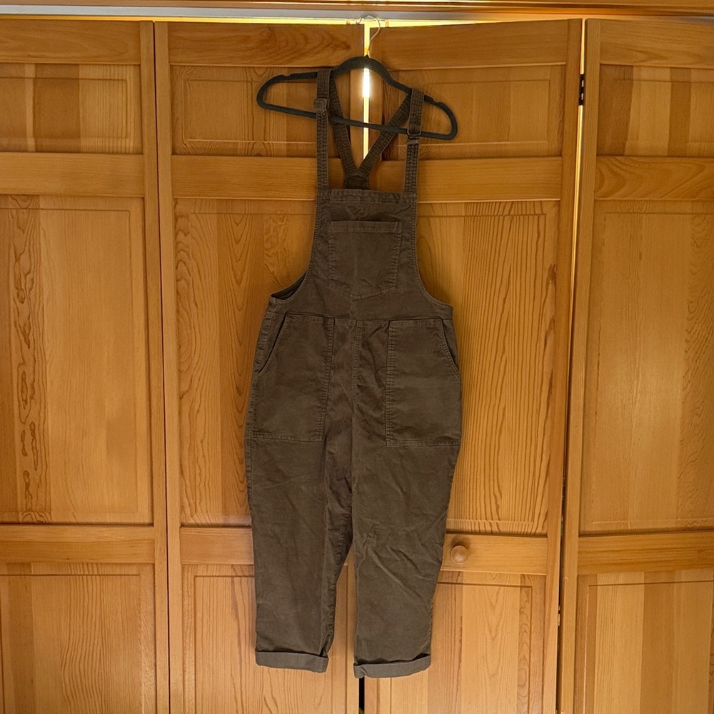 Aerie Brown Corduroy Women's Overalls